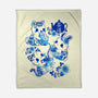 Animals Tea Ceremony-none fleece blanket-ricolaa