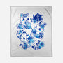 Animals Tea Ceremony-none fleece blanket-ricolaa