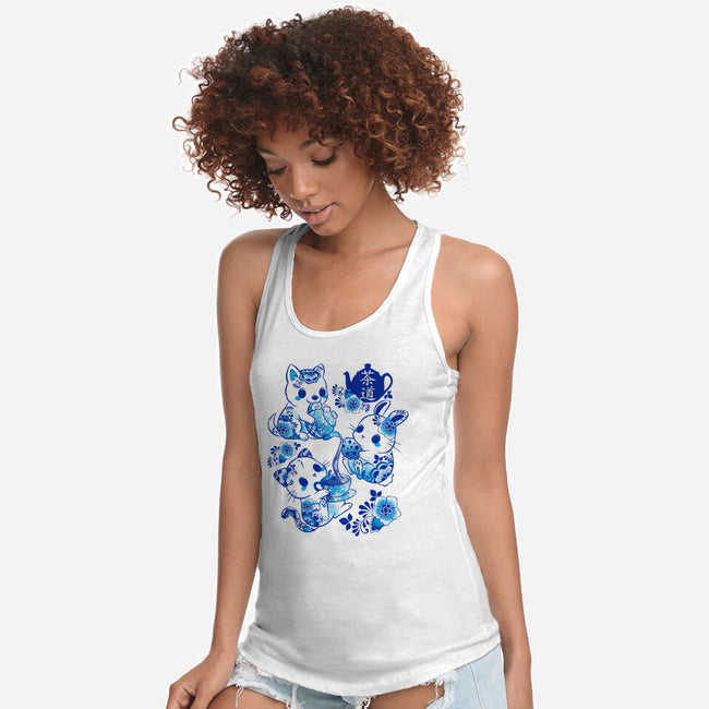 Animals Tea Ceremony-womens racerback tank-ricolaa