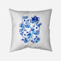 Animals Tea Ceremony-none removable cover w insert throw pillow-ricolaa