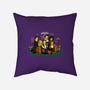 Yellow Friendship-none removable cover w insert throw pillow-Raffiti