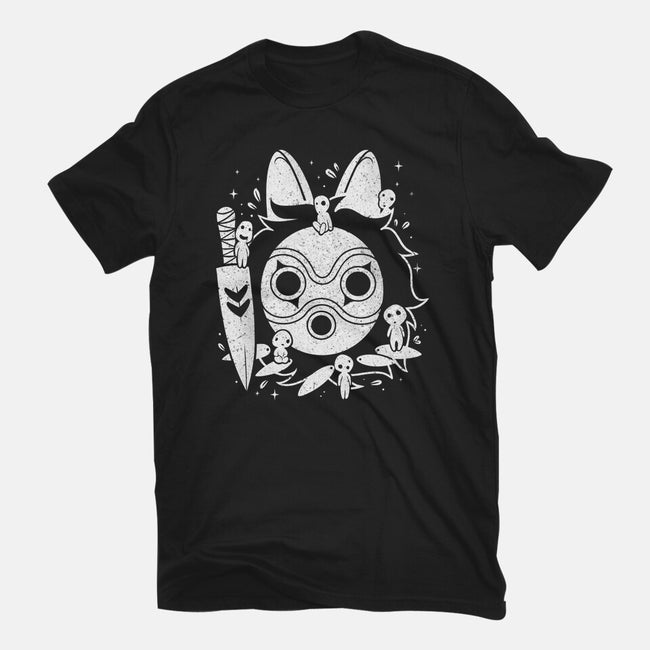 The Princess Of The Forest-mens premium tee-Eoli Studio