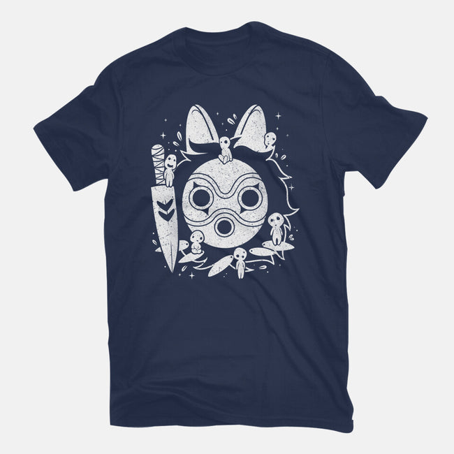 The Princess Of The Forest-mens premium tee-Eoli Studio