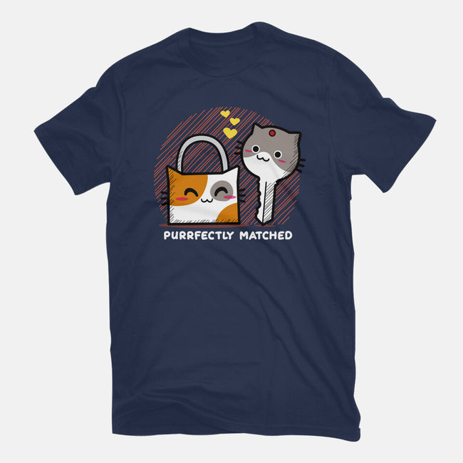 Purrfect Match-womens basic tee-bloomgrace28