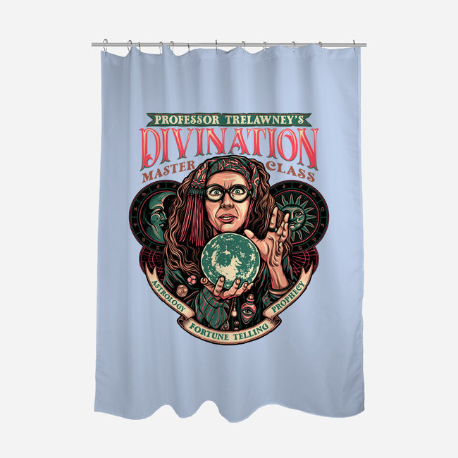 Professor Of Divination-none polyester shower curtain-glitchygorilla