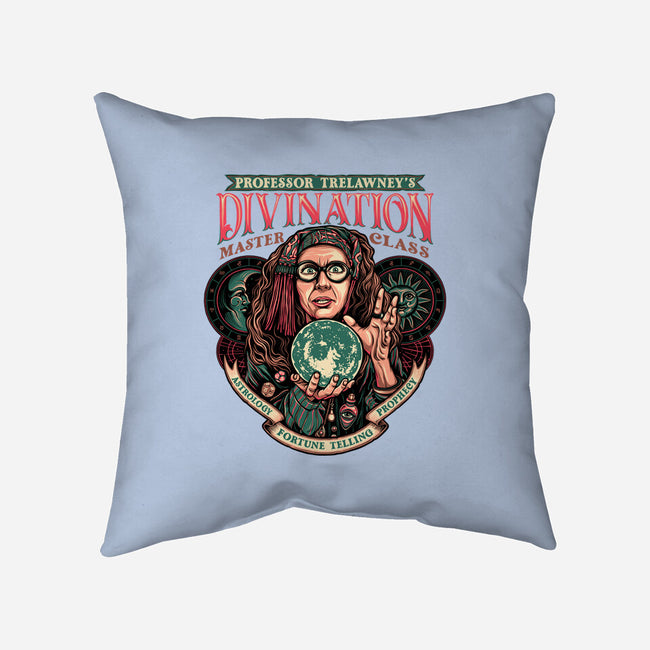 Professor Of Divination-none removable cover throw pillow-glitchygorilla