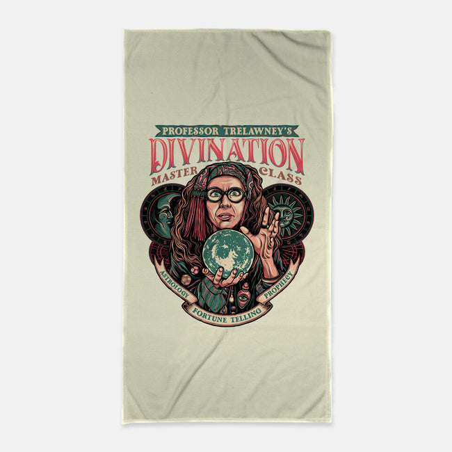 Professor Of Divination-none beach towel-glitchygorilla