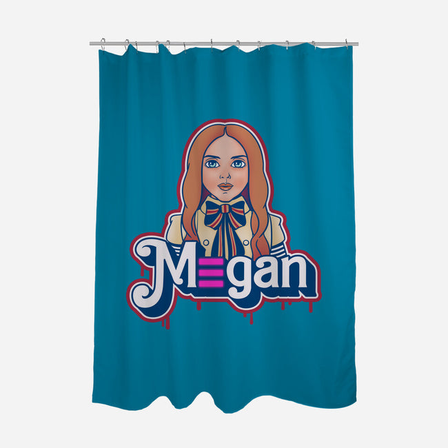 M3gan Doll-none polyester shower curtain-Getsousa!