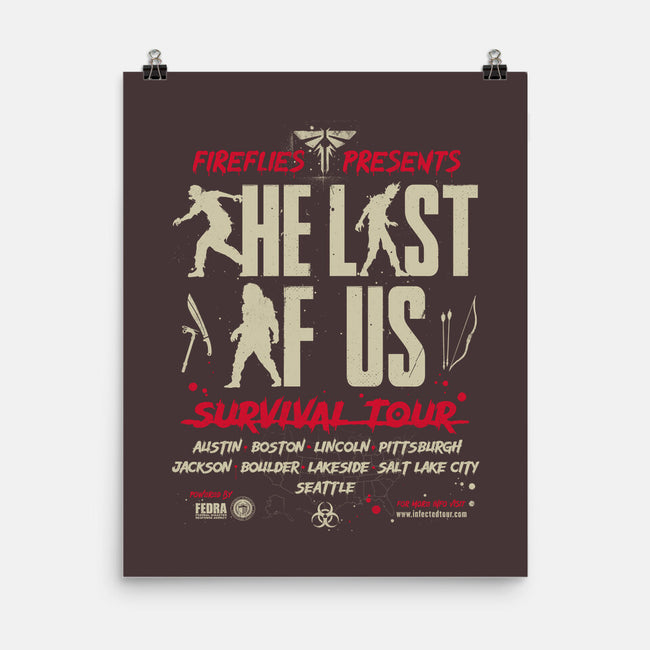 Infected Tour-none matte poster-Getsousa!