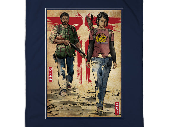 Joel And Ellie Woodblock