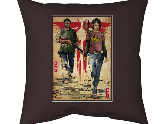 Joel And Ellie Woodblock