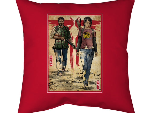 Joel And Ellie Woodblock
