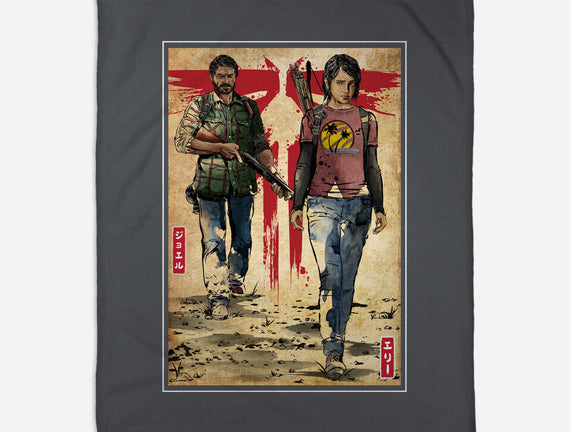 Joel And Ellie Woodblock