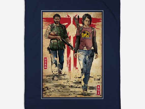 Joel And Ellie Woodblock