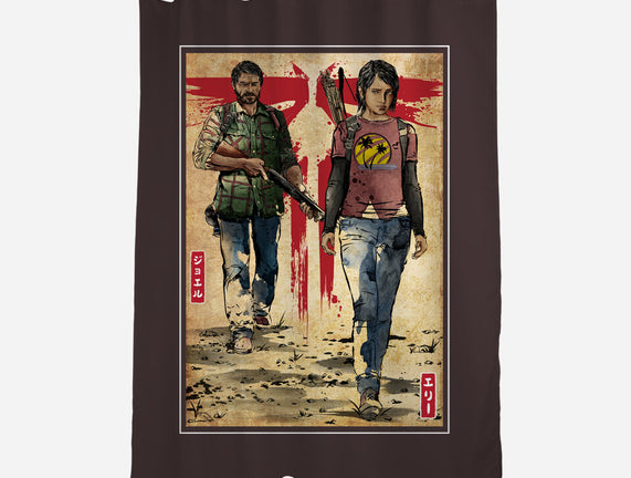 Joel And Ellie Woodblock