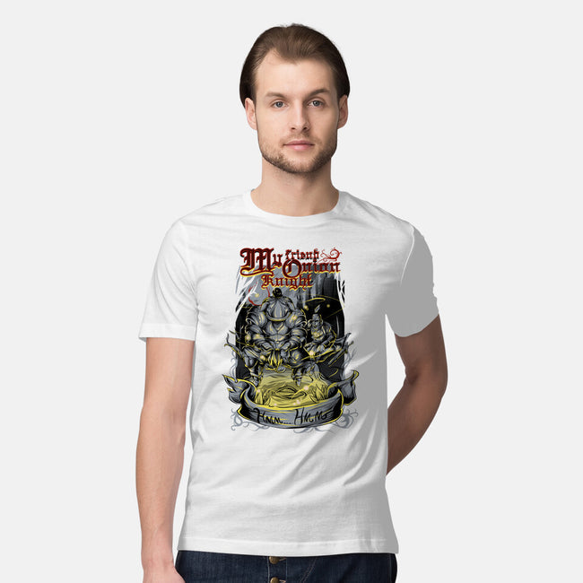 My Friend Onion Knight-mens premium tee-Guilherme magno de oliveira