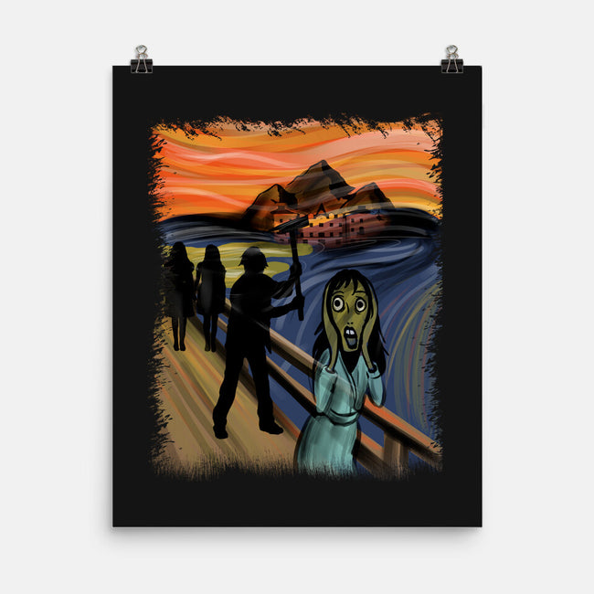 Shining Scream-none matte poster-fanfabio