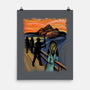 Shining Scream-none matte poster-fanfabio