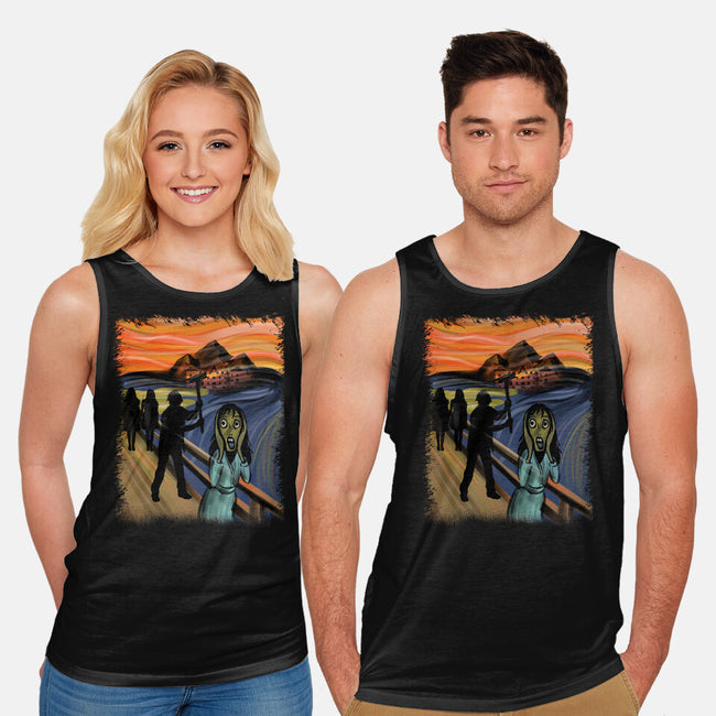 Shining Scream-unisex basic tank-fanfabio