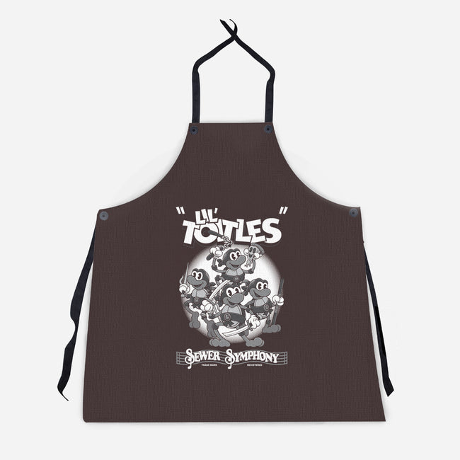 Lil Toitles Sewer Symphony-unisex kitchen apron-Nemons