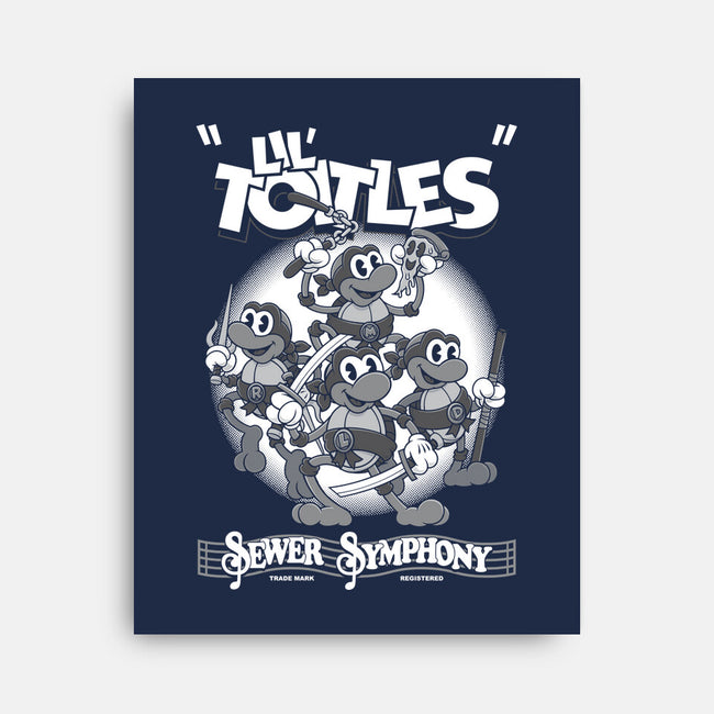 Lil Toitles Sewer Symphony-none stretched canvas-Nemons