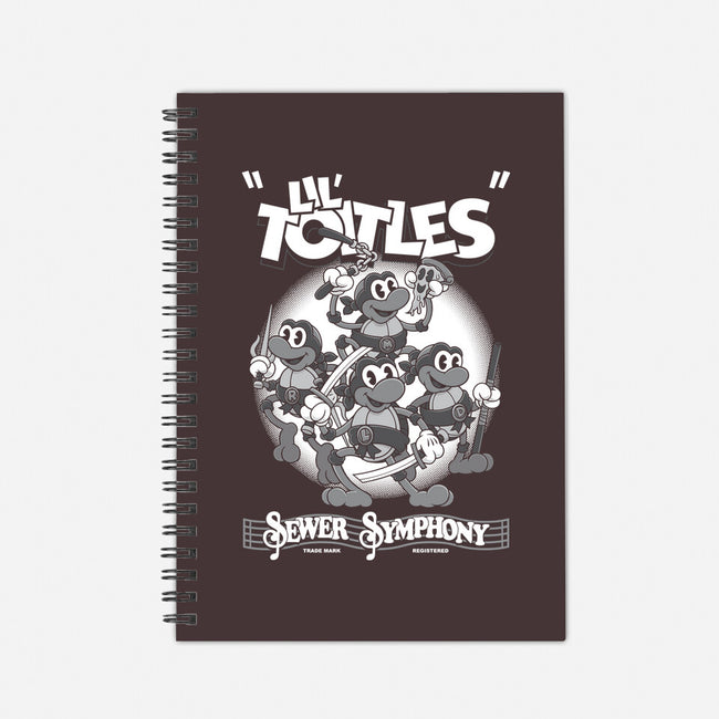 Lil Toitles Sewer Symphony-none dot grid notebook-Nemons