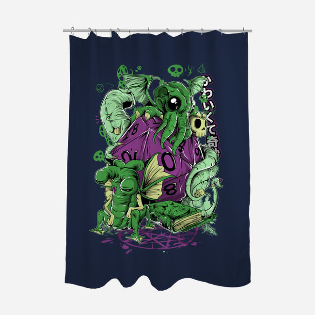 The Call Of Cuteness-none polyester shower curtain-Guilherme magno de oliveira