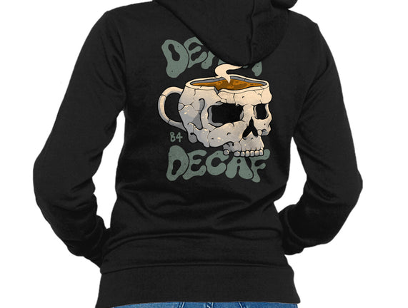 Death Before Decaf Skull