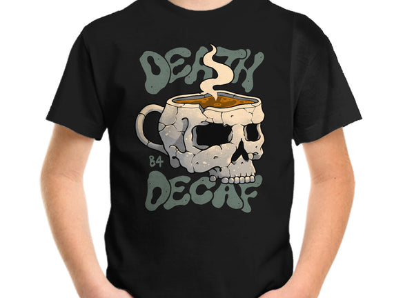Death Before Decaf Skull