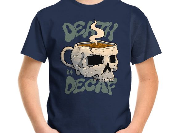 Death Before Decaf Skull