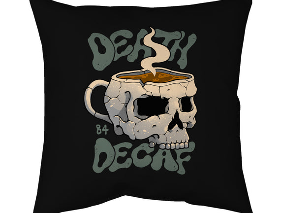 Death Before Decaf Skull