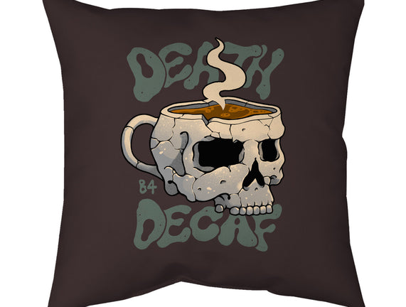 Death Before Decaf Skull