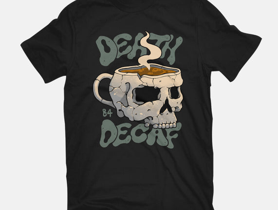 Death Before Decaf Skull