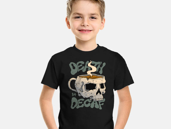 Death Before Decaf Skull