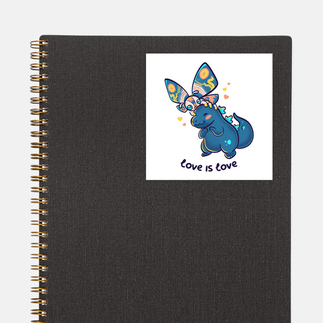 Lovezilla-none glossy sticker-Mushita