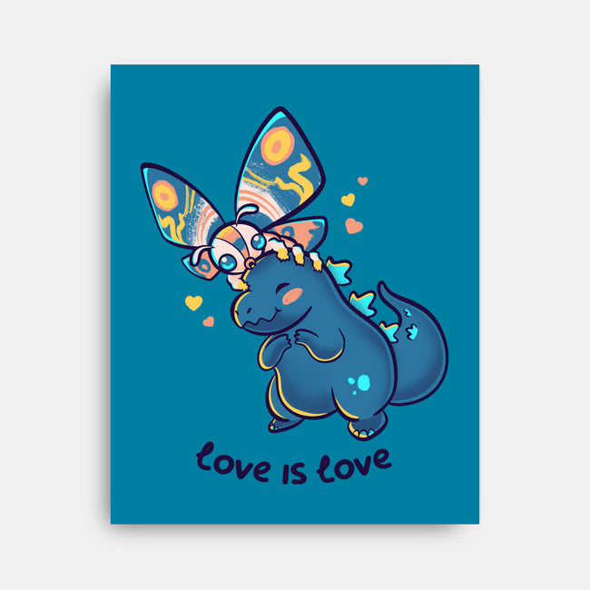 Lovezilla-none stretched canvas-Mushita