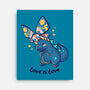 Lovezilla-none stretched canvas-Mushita