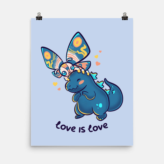 Lovezilla-none matte poster-Mushita