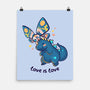 Lovezilla-none matte poster-Mushita