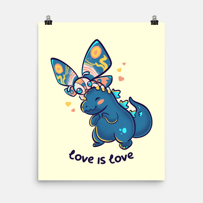 Lovezilla-none matte poster-Mushita