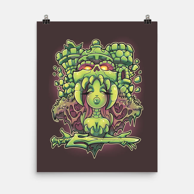 Goddess Of Grayskull-none matte poster-Jehsee