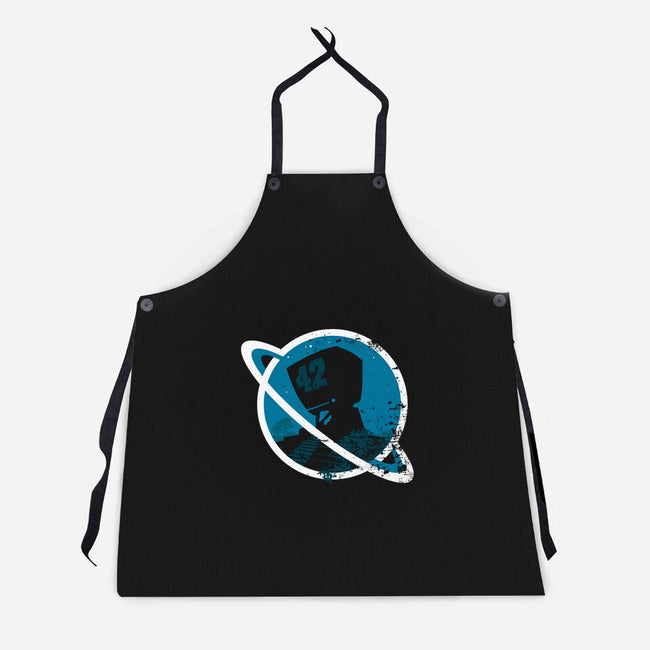 Deep In Thought-unisex kitchen apron-drbutler