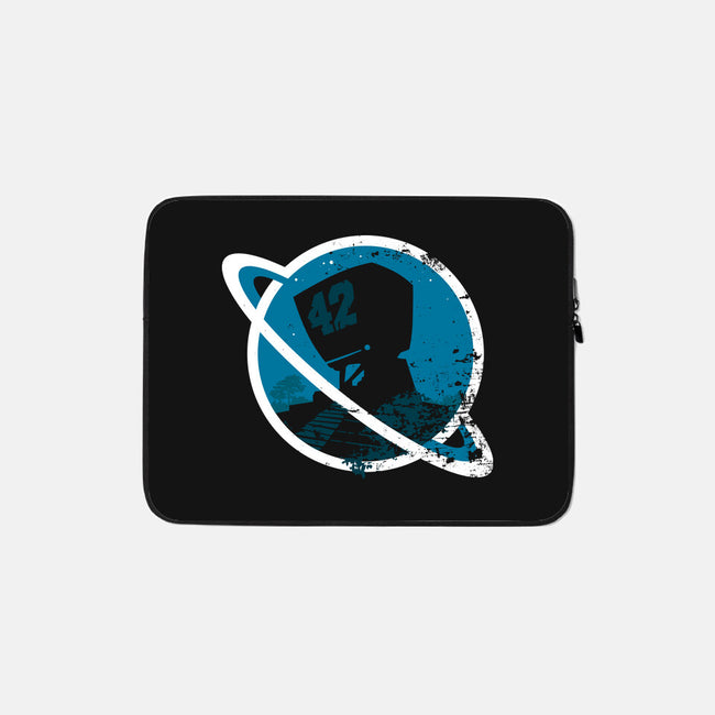 Deep In Thought-none zippered laptop sleeve-drbutler