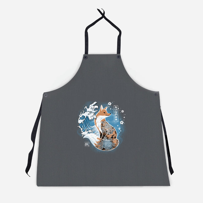 Japanese Fox-unisex kitchen apron-IKILO