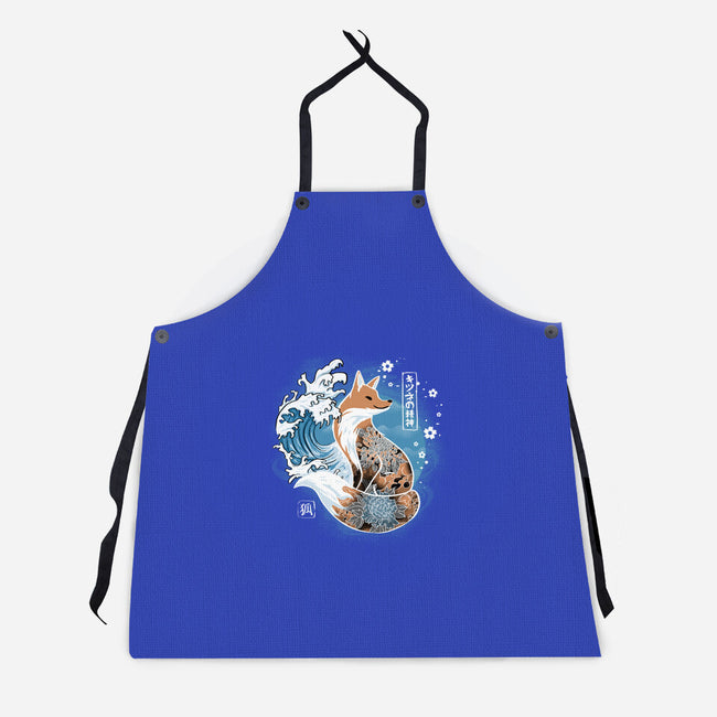 Japanese Fox-unisex kitchen apron-IKILO