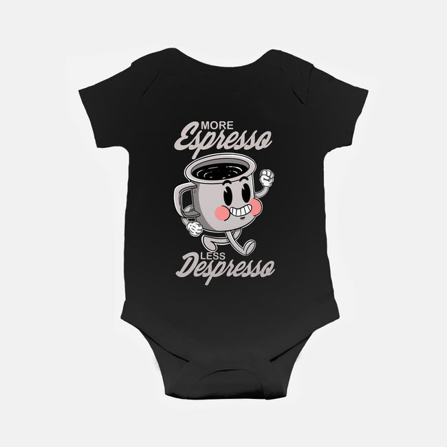 More Espresso Less Despresso-baby basic onesie-Tri haryadi