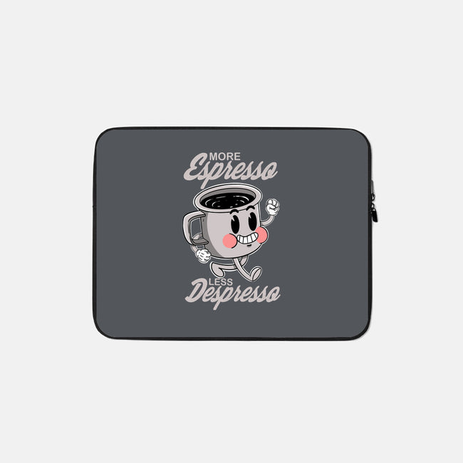 More Espresso Less Despresso-none zippered laptop sleeve-Tri haryadi