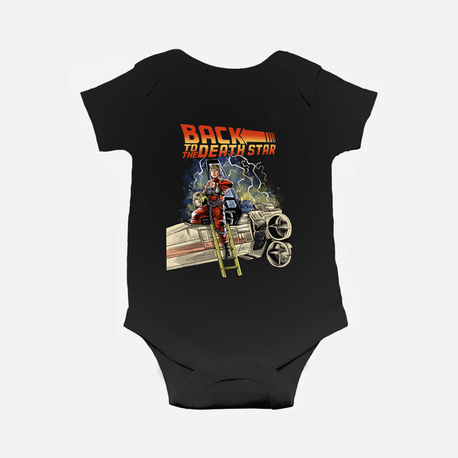 Back To The Death Star-baby basic onesie-zascanauta