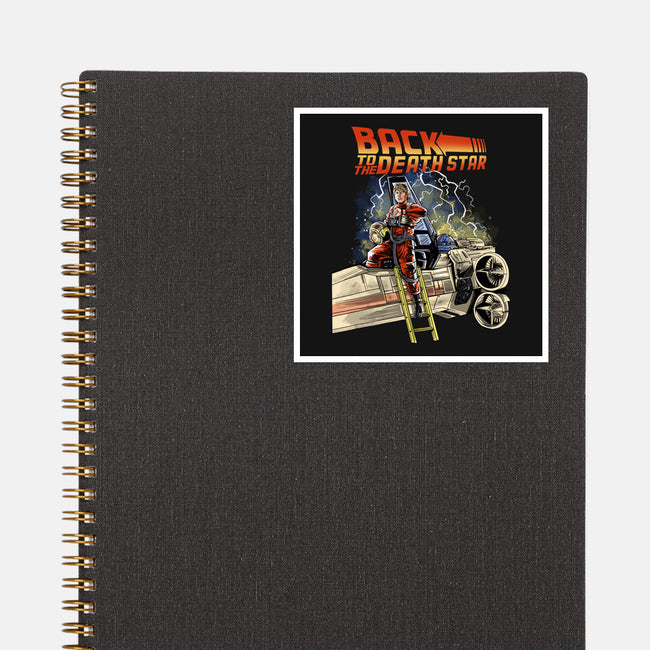 Back To The Death Star-none glossy sticker-zascanauta