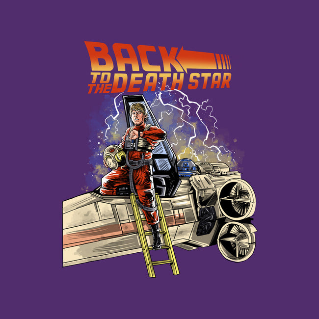 Back To The Death Star-none stretched canvas-zascanauta